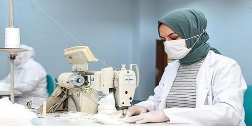 Evde Maske Dikme İşi